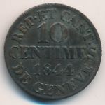 Geneva, 10 centimes, 1839–1844