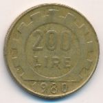 Италия, 200 лир (1980 г.)