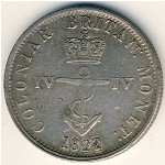 British West Indies, Quarter dollar, 1820–1822