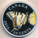 Canada, 50 cents, 2013