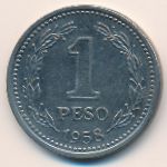 Аргентина, 1 песо (1958 г.)