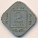 Британская Индия, 2 анны (1924 г.)
