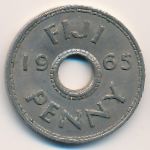 Fiji, 1 penny, 1965