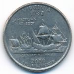 США, 1/4 доллара (2000 г.)