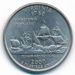 США, 1/4 доллара (2000 г.)