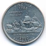 США, 1/4 доллара (2000 г.)