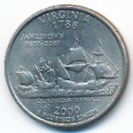 США, 1/4 доллара (2000 г.)