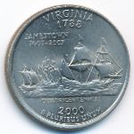 США, 1/4 доллара (2000 г.)