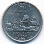 США, 1/4 доллара (2000 г.)