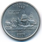 США, 1/4 доллара (2000 г.)