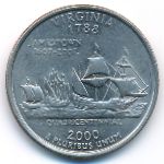 США, 1/4 доллара (2000 г.)