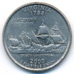 США, 1/4 доллара (2000 г.)