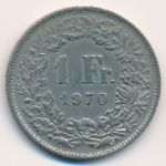 Швейцария, 1 франк (1970 г.)