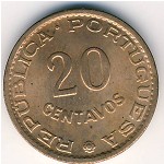 Angola, 20 centavos, 1962