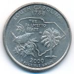 США, 1/4 доллара (2000 г.)