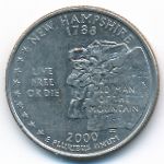 США, 1/4 доллара (2000 г.)