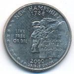 США, 1/4 доллара (2000 г.)