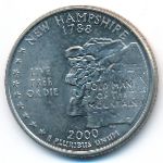 США, 1/4 доллара (2000 г.)