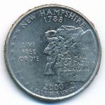 США, 1/4 доллара (2000 г.)