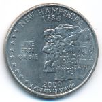 США, 1/4 доллара (2000 г.)