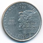 США, 1/4 доллара (2000 г.)