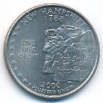 США, 1/4 доллара (2000 г.)