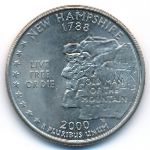 США, 1/4 доллара (2000 г.)