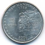 США, 1/4 доллара (2000 г.)