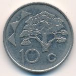 Намибия, 10 центов (1993–2012 г.)