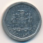 Ямайка, 5 долларов (1994–2017 г.)