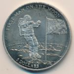 Liberia, 5 dollars, 2000