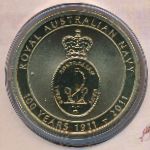 Australia, 1 dollar, 2011
