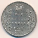 Британская Индия, 1 рупия (1906 г.)