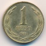 Чили, 1 песо (1988–1990 г.)