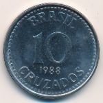 Бразилия, 10 крузадо (1987–1988 г.)