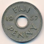 Fiji, 1 penny, 1957
