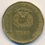 Dominican Republic, 1 peso, 1992