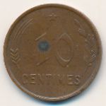 Luxemburg, 10 centimes, 1930