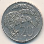 Новая Зеландия, 20 центов (1980 г.)