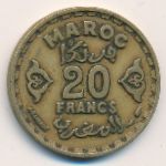 Марокко, 20 франков (1951 г.)