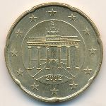 Германия, 20 евроцентов (2002 г.)