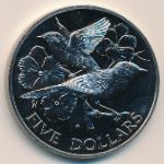 Виргинские острова, 5 долларов (1983 г.)