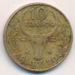 Мадагаскар, 10 франков (1970–1989 г.)