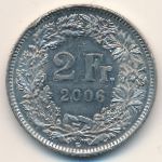 Switzerland, 2 francs, 2006