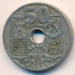 Испания, 50 сентимо (1949 г.)