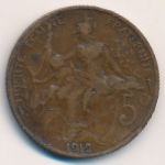 France, 5 centimes, 1912