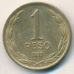 Чили, 1 песо (1990 г.)
