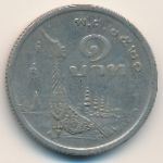 Thailand, 1 baht, 1977
