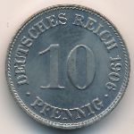 Германия, 10 пфеннигов (1906 г.)