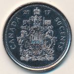 Канада, 50 центов (2017 г.)